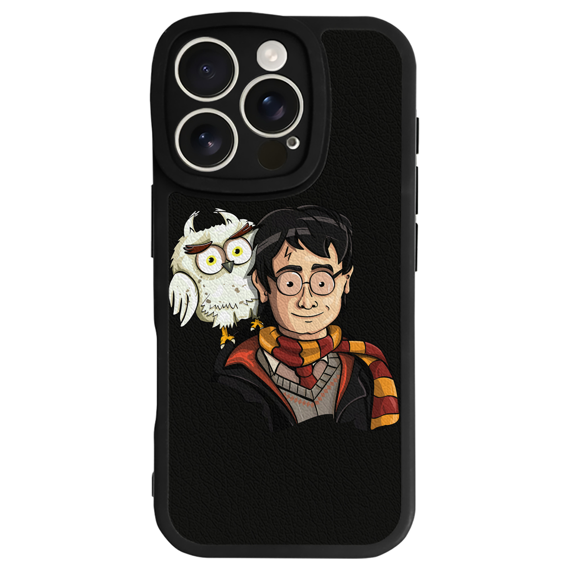 （画像用） Harry Potter ハリー・ポッターシリーズ 【iPhone 16シリーズ対応】シリコンスマホケース（レザー調） 材質：シリコン